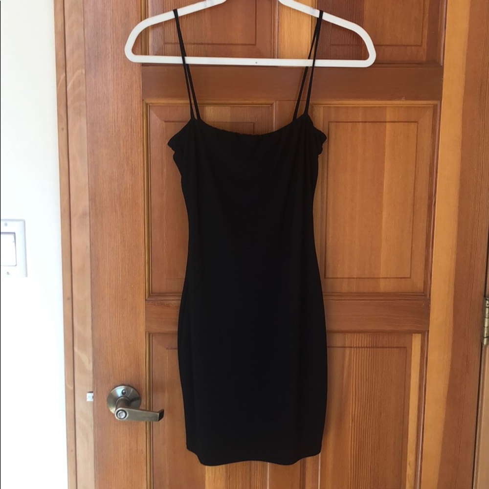 Square neck sexy super mini tight dress